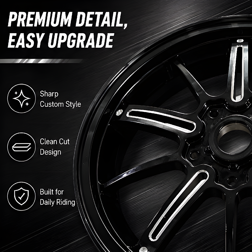 Vespa 150 Style 03 Rim Set - Black thumbnail 2