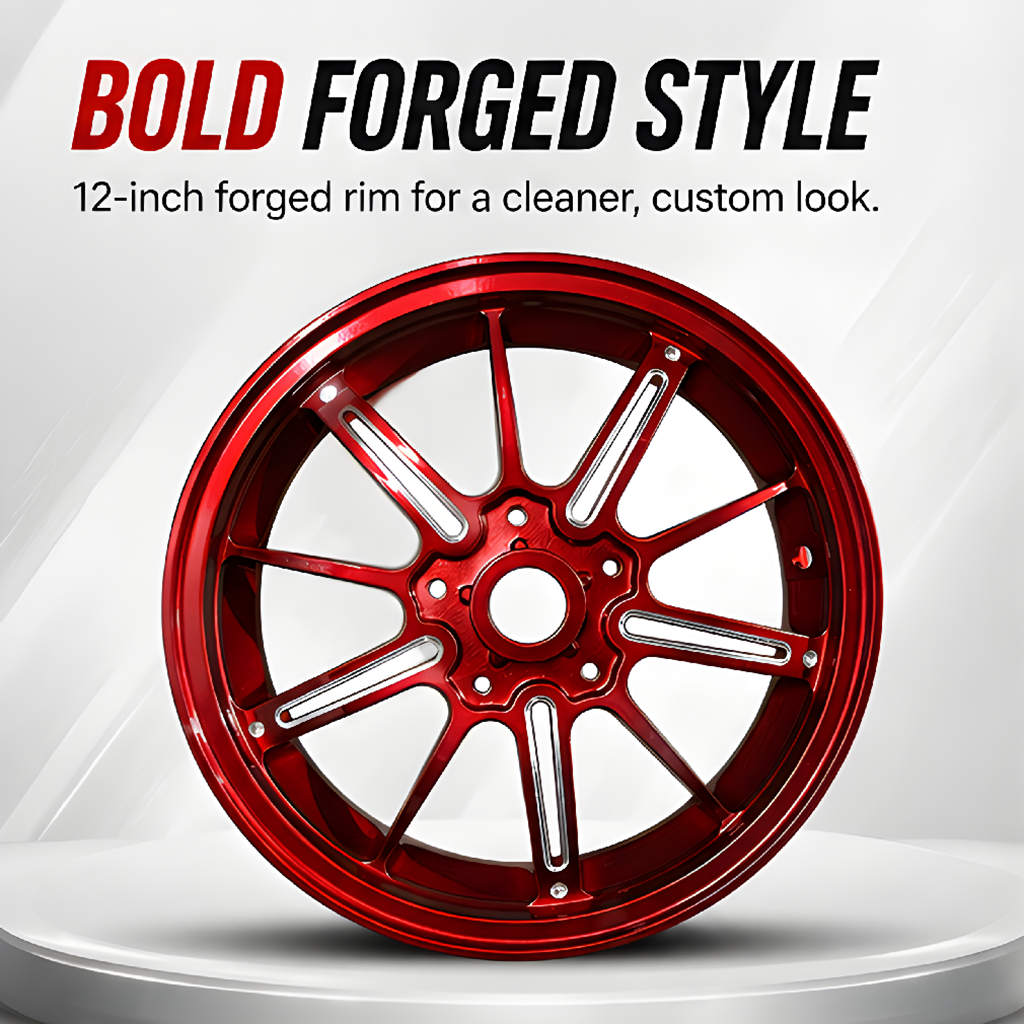 Vespa 150 Style 03 Rim Set - Red