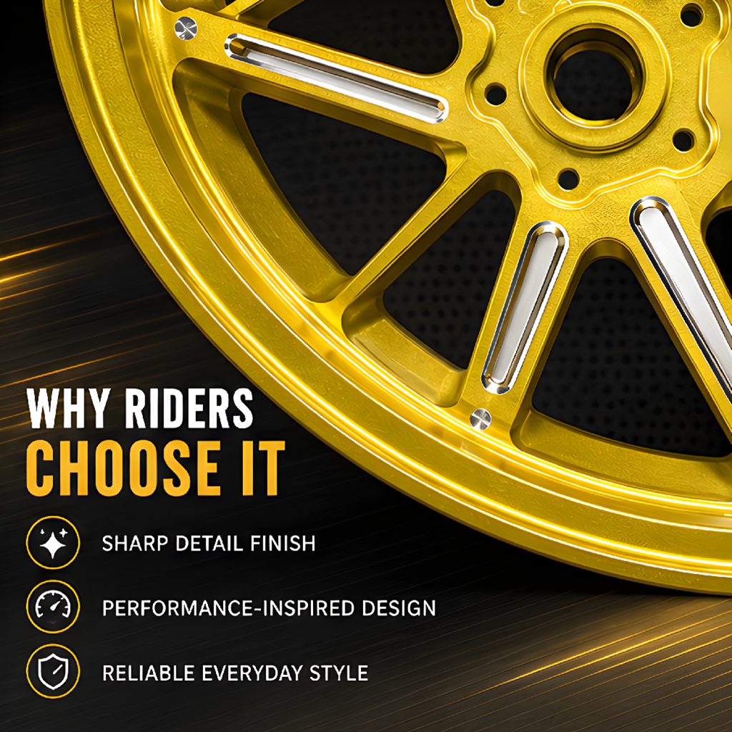 Vespa 150 Style 03 Rim Set - Gold thumbnail 2