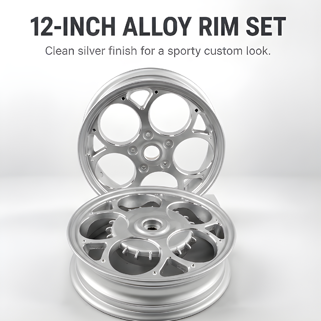 Vespa 150 Style 01 Rim Set - Silver