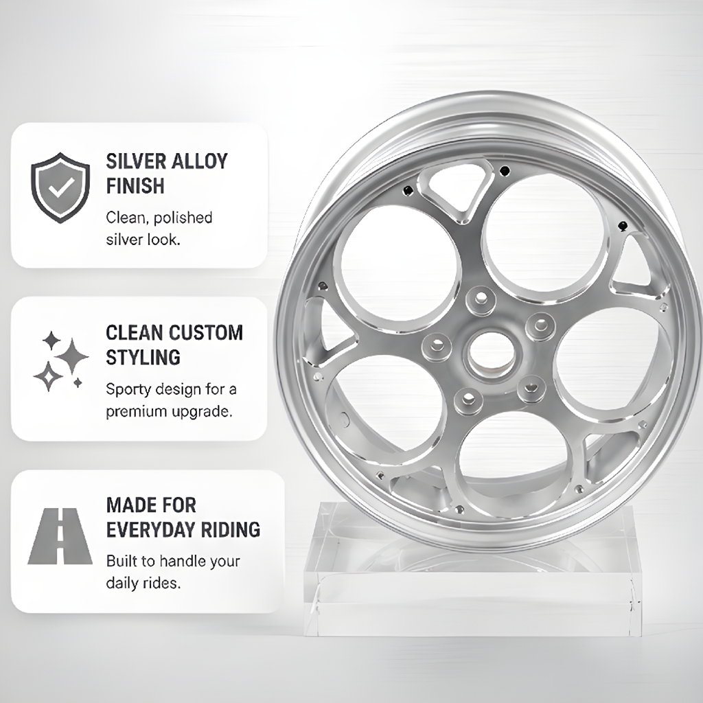 Vespa 150 Style 01 Rim Set - Silver thumbnail 4