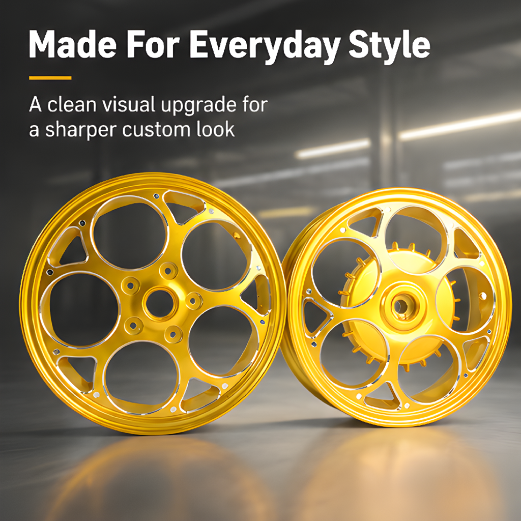 Vespa 150 Style 01 Rim Set - Gold thumbnail 3